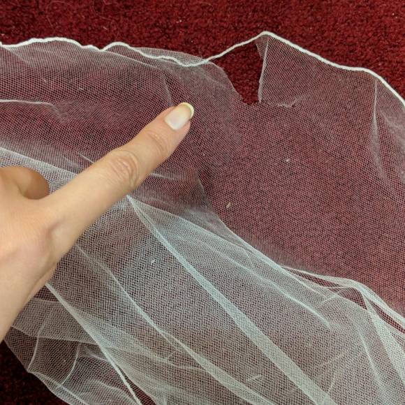 Very long 1 layer bridal veil - Picture 6 of 6